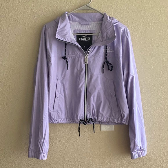 ❗️SOLD❗️Hollister Full-Zip Windbreaker - Picture 2 of 5